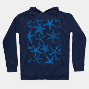 Sea stars in blue Hoodie